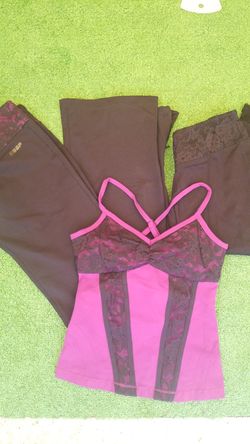 Workout womens outfit by BEBE Sport.