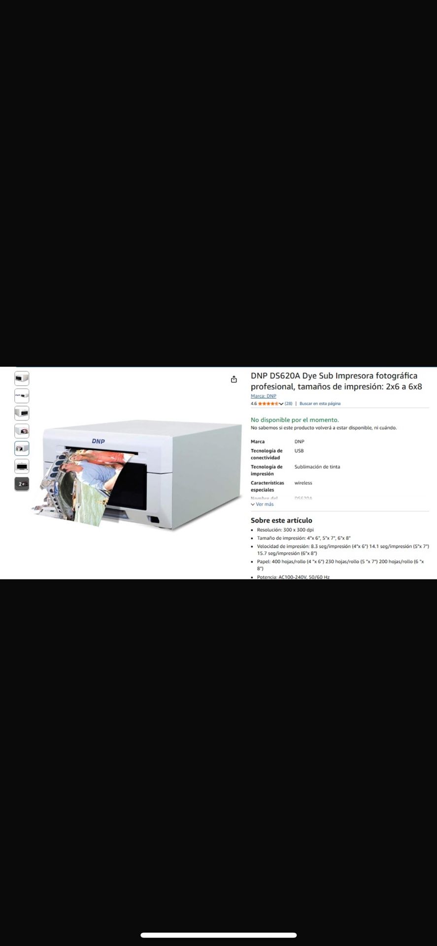 DNP PRINTER DS620A ( 9/10)