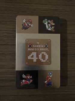 40th anniversary mario game holder