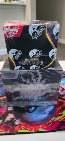 Pokémon Pitch Black Booster Box and Pokémon Center ETB Bundle