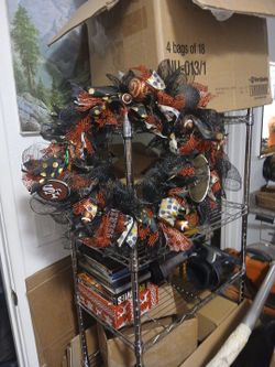 S.F. 49er Wreath 