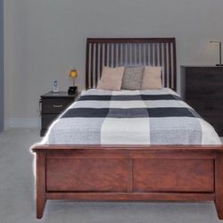 Full Bed Like New With Brand New Mattress
