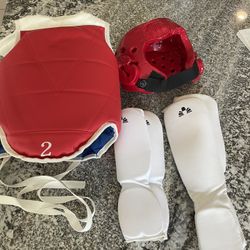 Martial Arts Protective Sparring Gear Set 