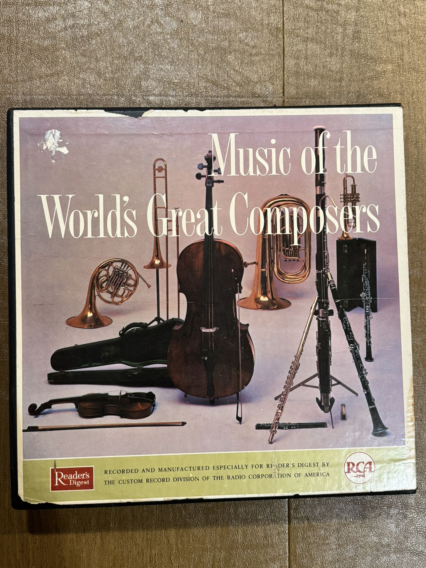 Music of the World's Great Composers 12 Vinyl Box Set with Book RCA 1959