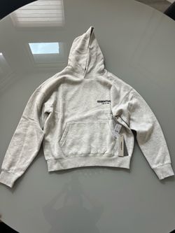 ESSENTIALS LIGHT OATMEAL HOODIE