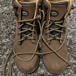 Steel toe work boots size 10