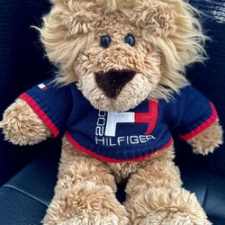 Vintage Tommy Hilfiger Lion Stuffed Bear Animal Preowned Great Condition SHIPPING ONLY 