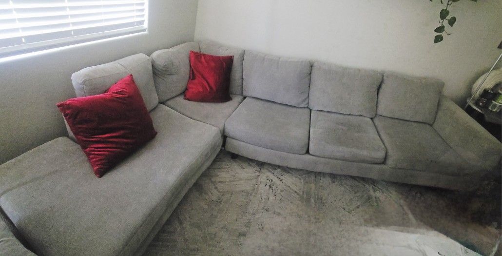 Light Grey Sectional Couch