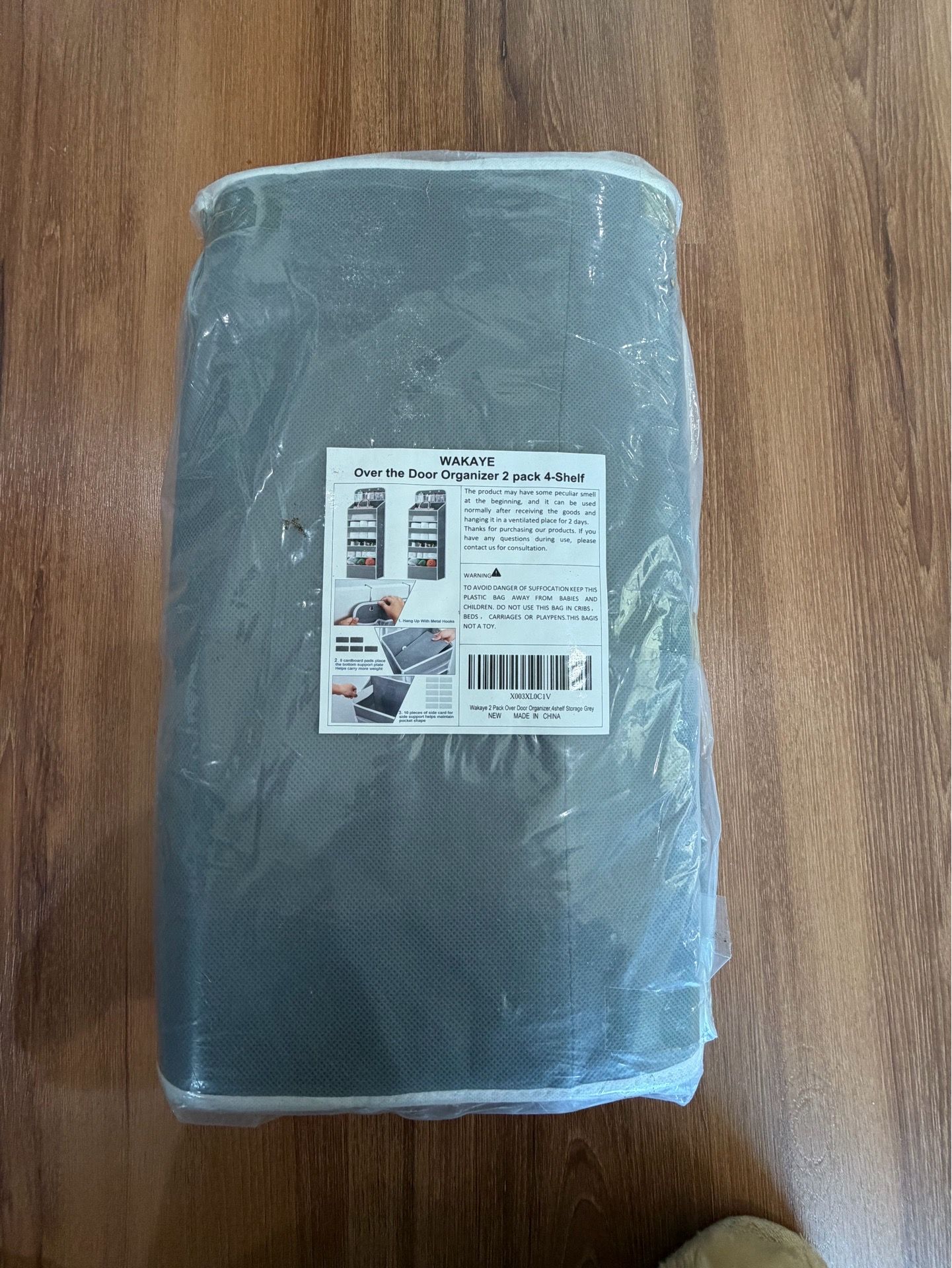 New wakaye over the door organizer 2 pack 4 shelf