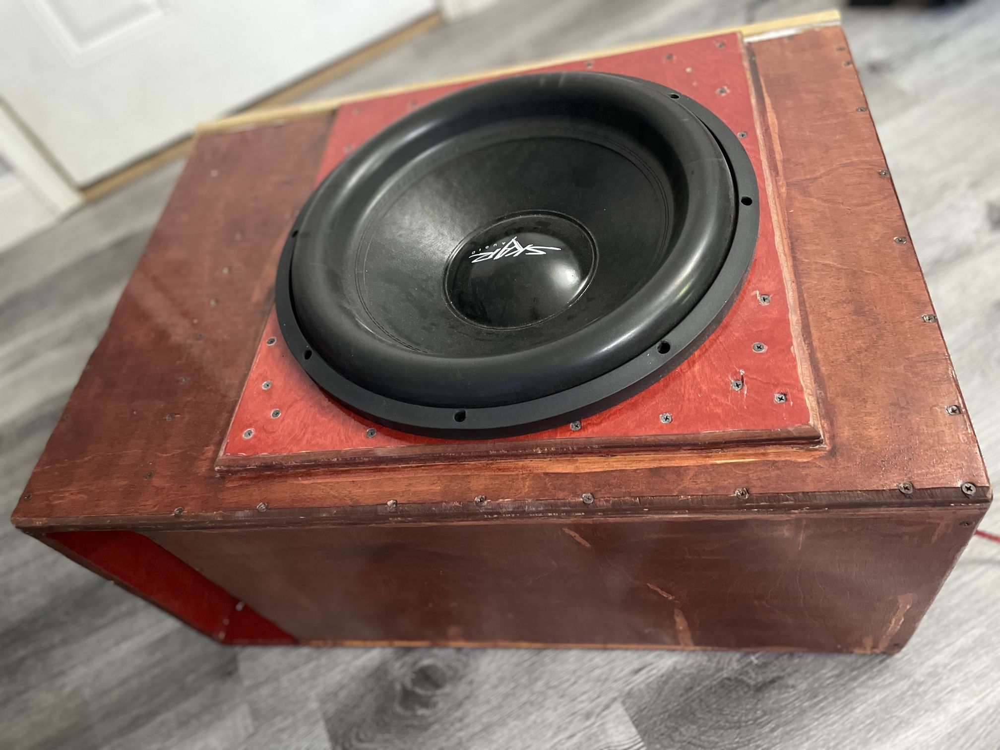18” SKAR ZVX Sub and ported box