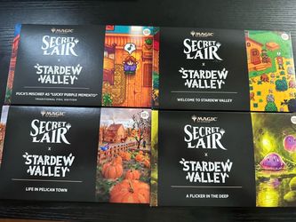 MTG Secret Lair x Stardew Valley Cards, Sealed