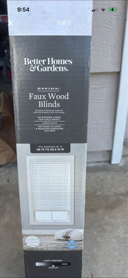 Brand new Faux wood blind