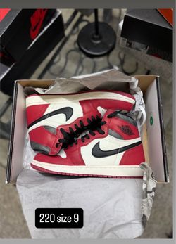 Jordan 1 lost and found size 9