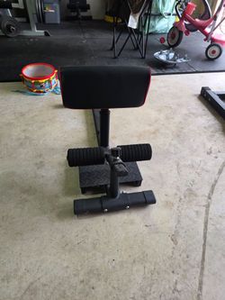 Sissy Squat. Great for legs