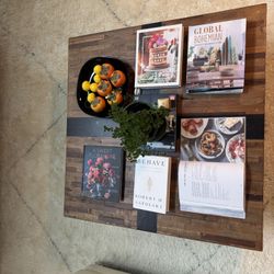 Crate & Barrel Square Coffee Table (38” x 38”)