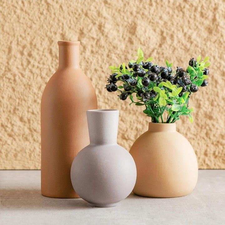 Ceramic Flower Vase Set of 3