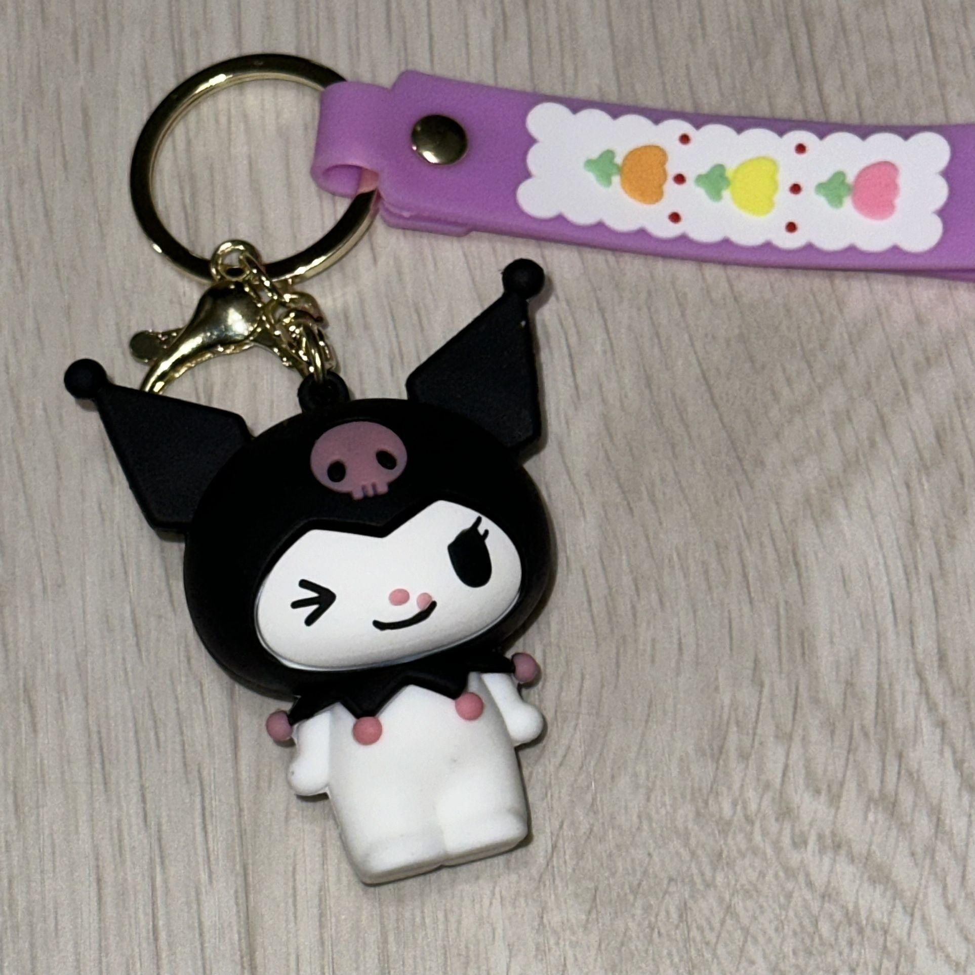 KUROMI Sanrio WINK CUTE Keychain ACG Cartoon Lovers 3D Collection