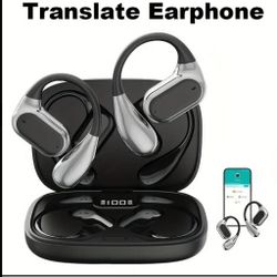 Real Time Language Translator Earbuds, AI Language Translator Earphone 3-in-1 Accents & Long Battery Life Translation Earbuds OWS 144 Languages & 8 Of