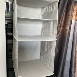 Used 3 Tier Hanging Closet Organizer 