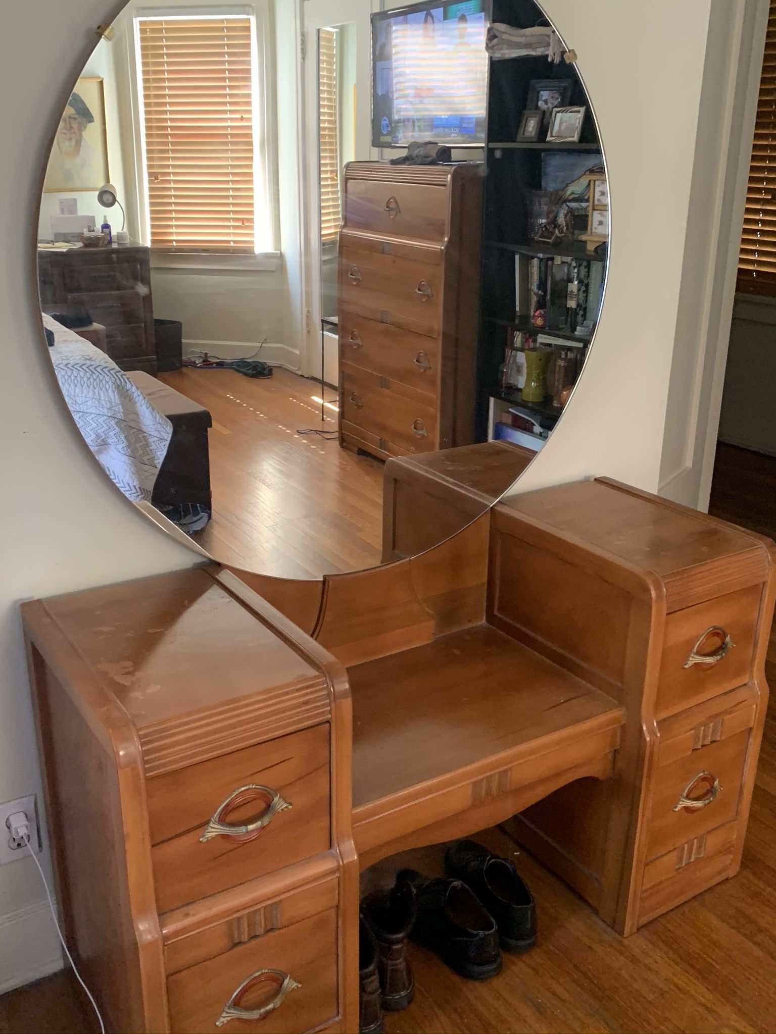 Vintage Vanity and Chest Of Drawers