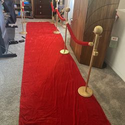 Red Carpet Runner and Posts