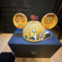 New Disney Designer Collection Enchanted Tiki Room Shag Mickey Mouse Ears Hat
