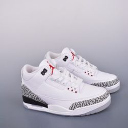 Jordan 3 Free Throw Line White Cement 47