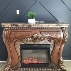 Antique Electric Fireplace 