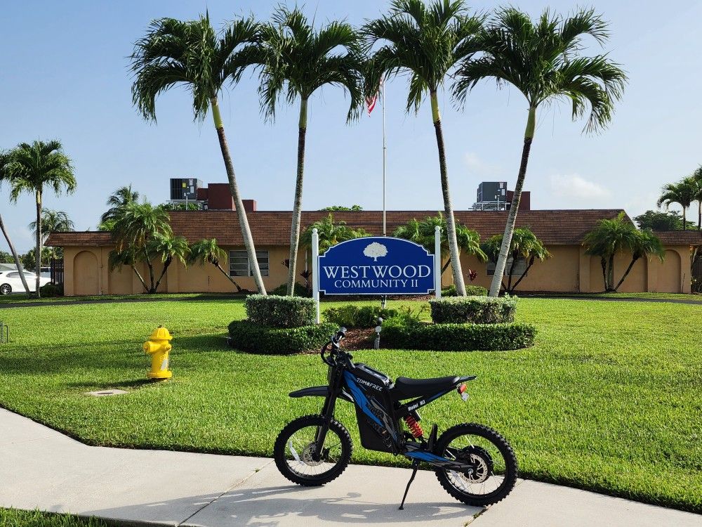 Electric E-Bike motorcycle.