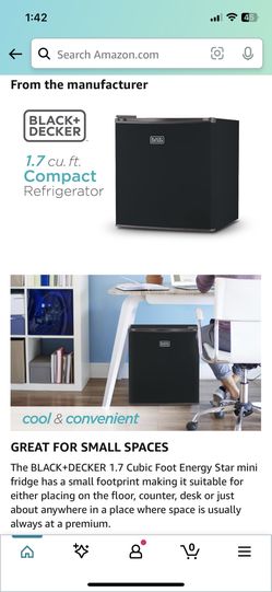 Mini Fridge Refrigerator Bcrk17b