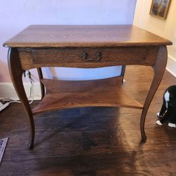 Antique Table With Drawer