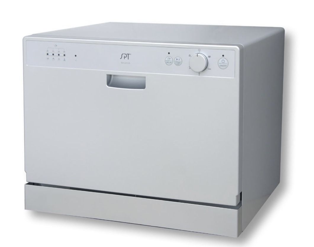 SD-2202S: Countertop Dishwasher with Delay Start – Silver