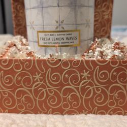 Velas De 3 Mechas De  Diferentes Aromas Nuevas.