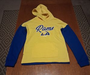 LA Rams NFL Pullover Hoodie Yellow Blue