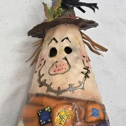 Metal Pumpkin Candle Holder