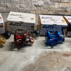 AVET MXJ 6/4 & MXL 6/4 Two Speed Right hand Big Game Reels NEW in Box-Your choice $265 each