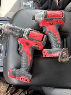 Milwaukee drill and impact driver