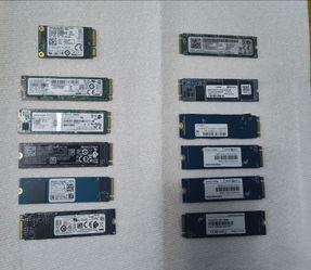 Vendo Western Digital SSD, NVMe, 128,256,512