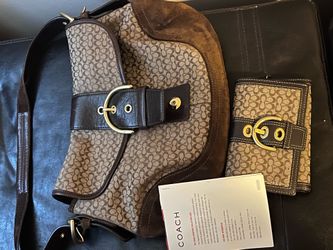 Brand NEW coach purse and matching wallet!
