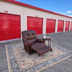 La-Z-Boy Leather Massage Recliner Chair – $200 