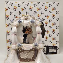 Disney Mickey And Minnie Mouse Wedding Globe