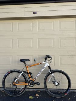 Novara Bliss Full-Suspension Mountain Bike – 16” Frame, Deore LX