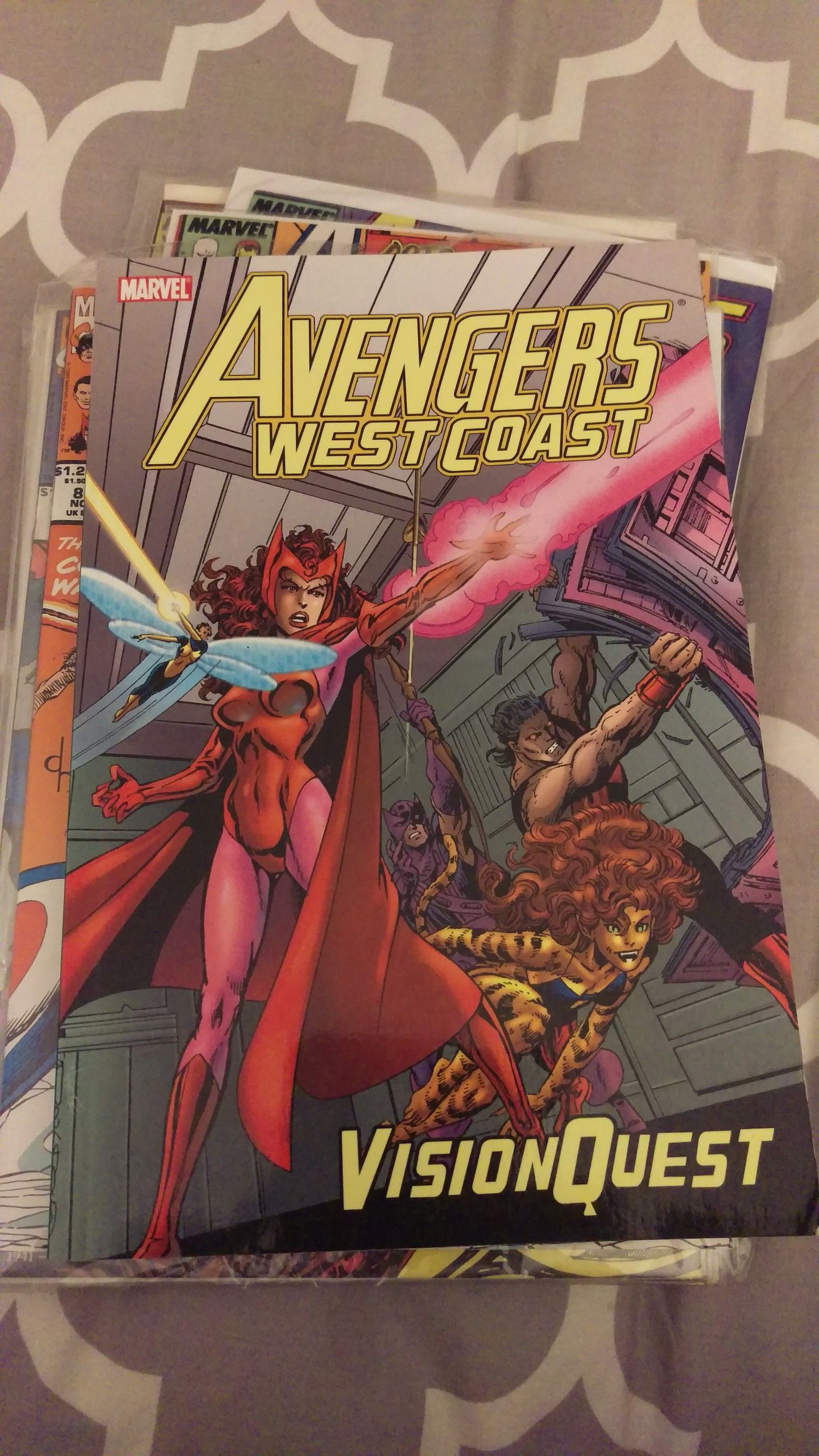 Avengers West Coast Vision Quest comic book