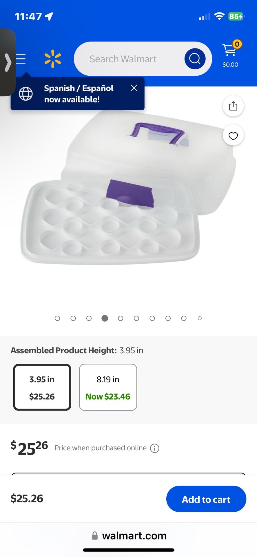 3in 1 Cupcake Caddy