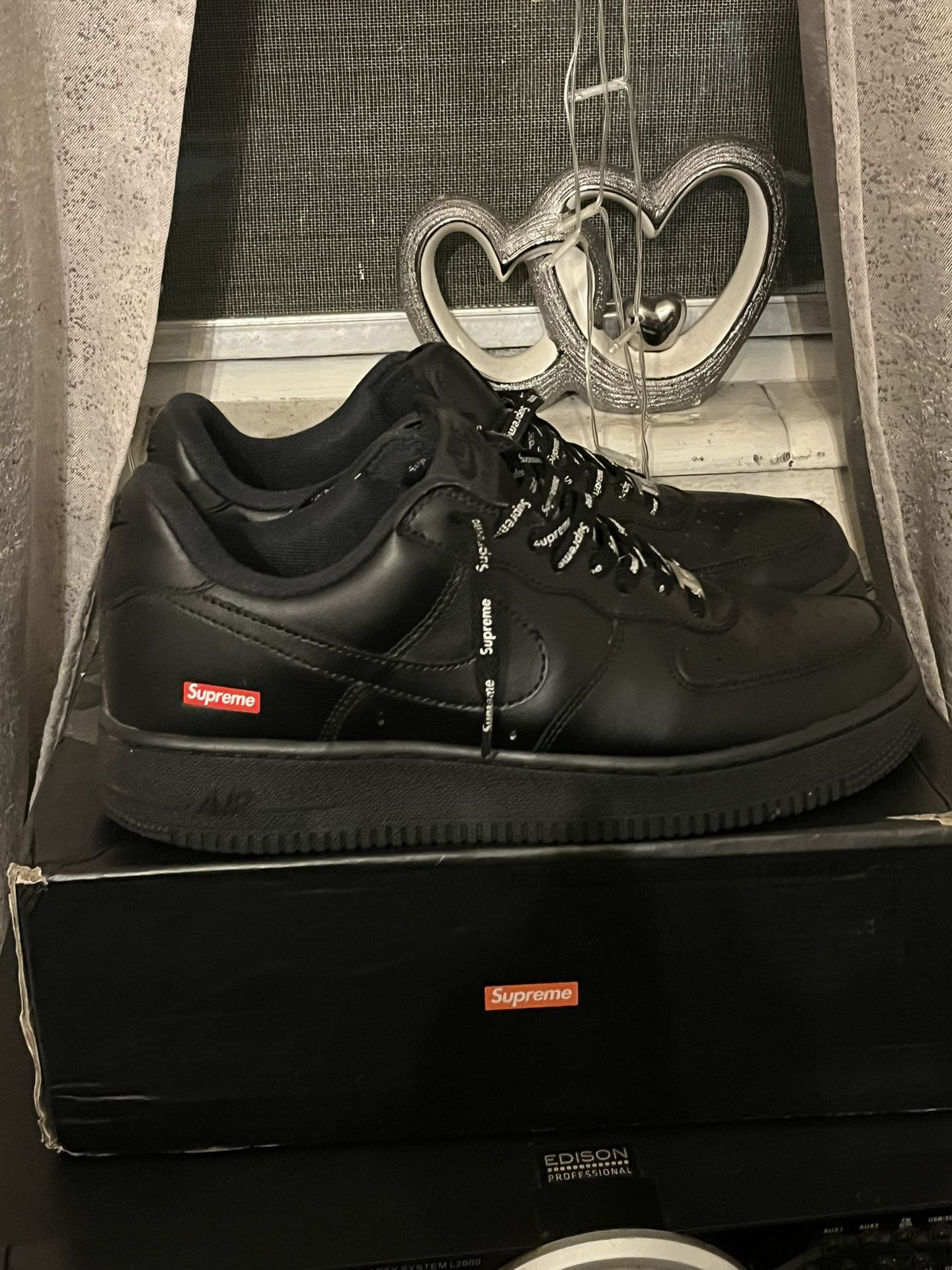 Black Air Force 1 Supreme
