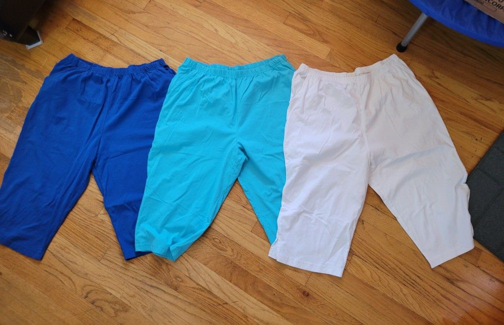 Set Of 3 Blair XL Knit Capris