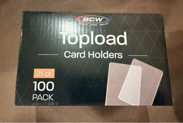 BCW Topload card holders sleeve new
