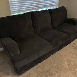 Black 3 Seater Sofa