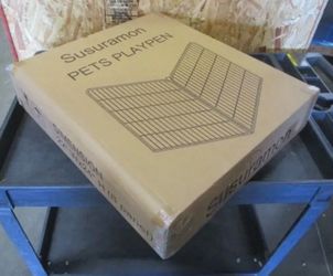 Dog Playpen,24 in(H) 7 Panels 1 Gate Pet Fence