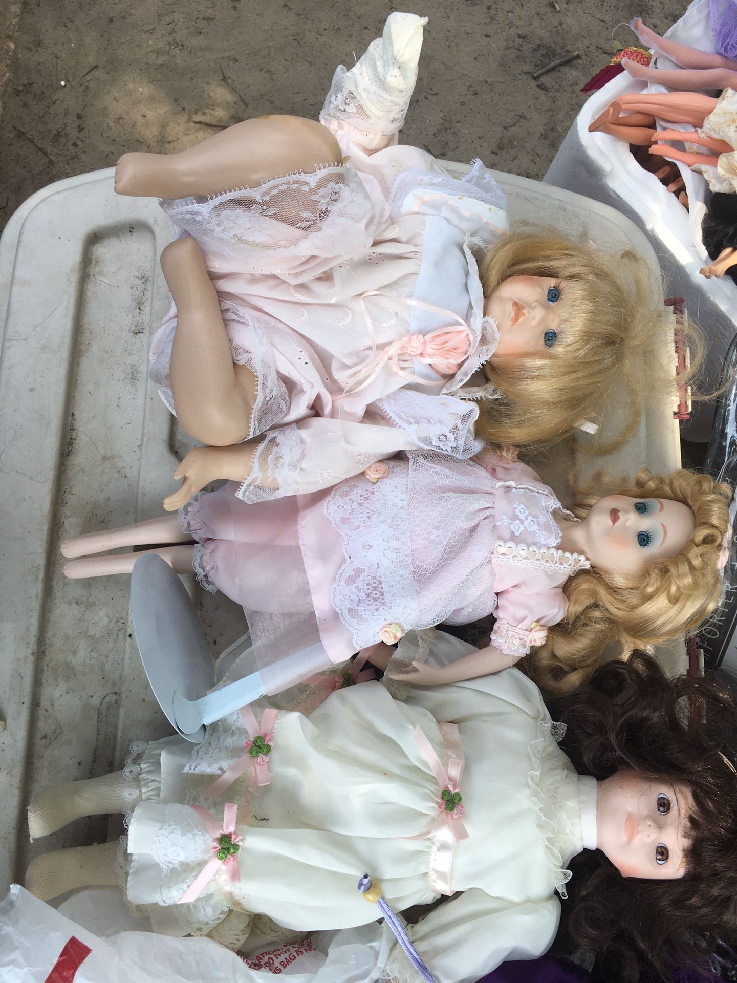 Nice ceramic doll collection all only $30 firm